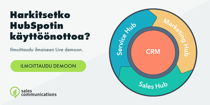 Ilmoittaudu HubSpot Demoon